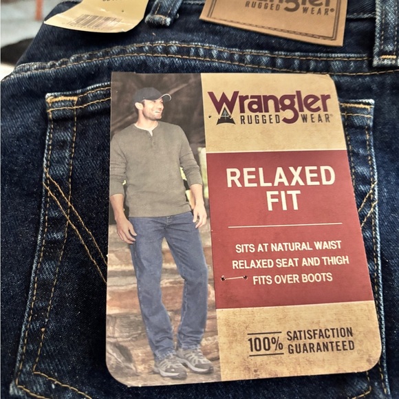 Wrangler Other - Wrangler Jeans for men.  Relaxed fit New with tag.  38x30 Rugged Wear.…